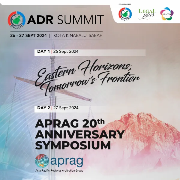 Event banner for BICAM ADR Summit.
