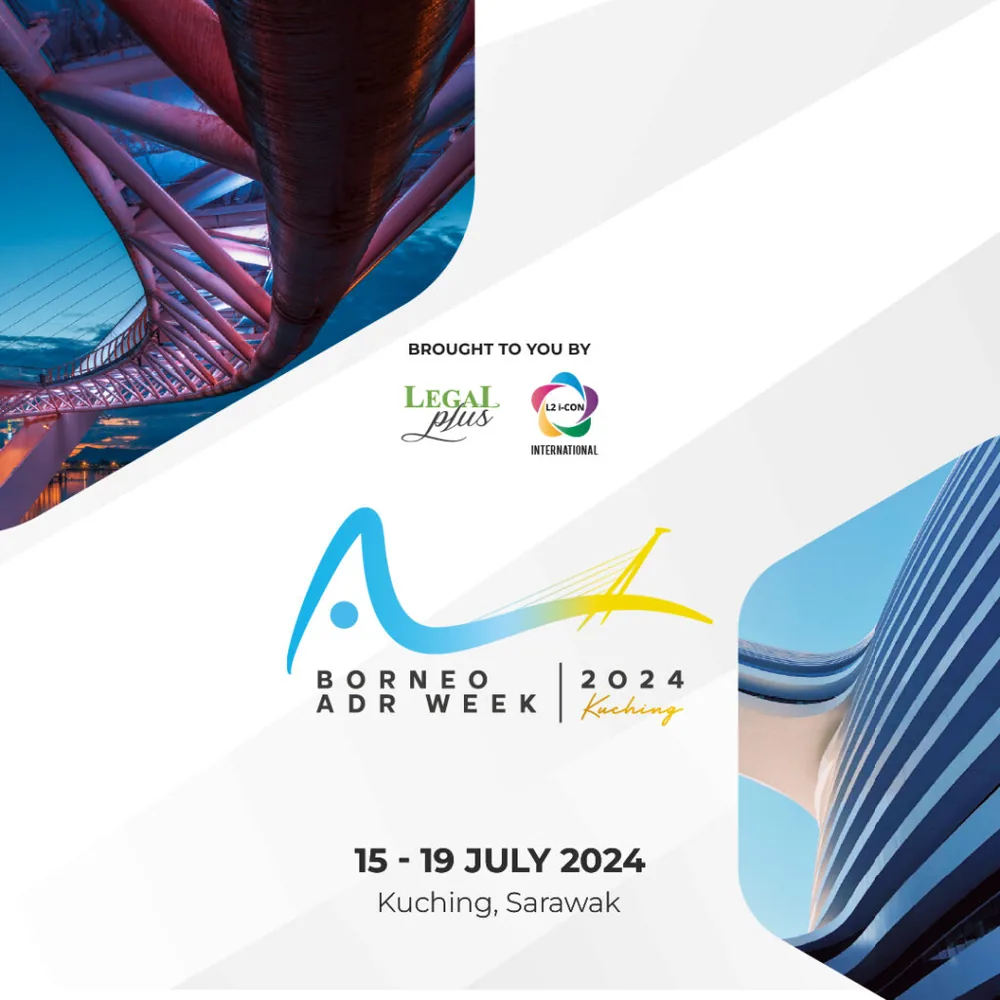 Event banner for Borneo ADR Week 2024.