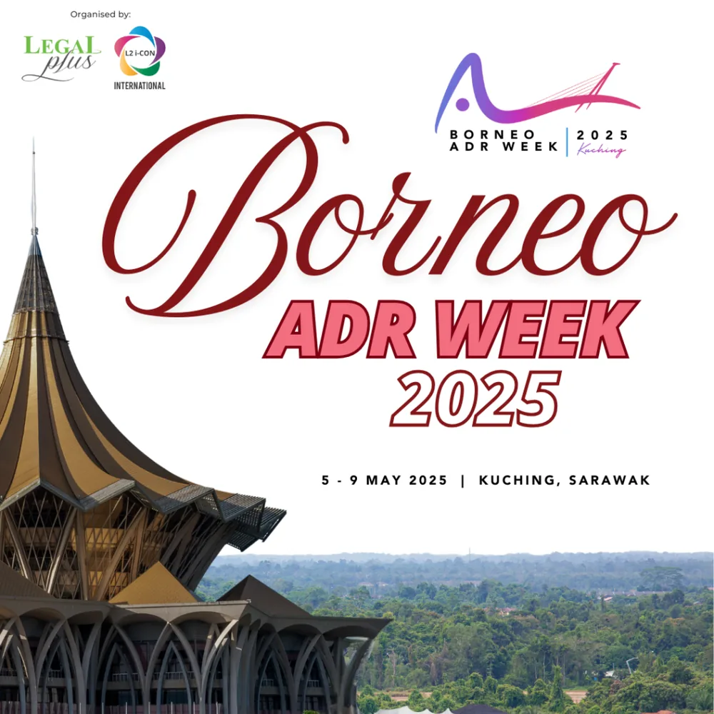 Event banner for Borneo ADR Week 2025.