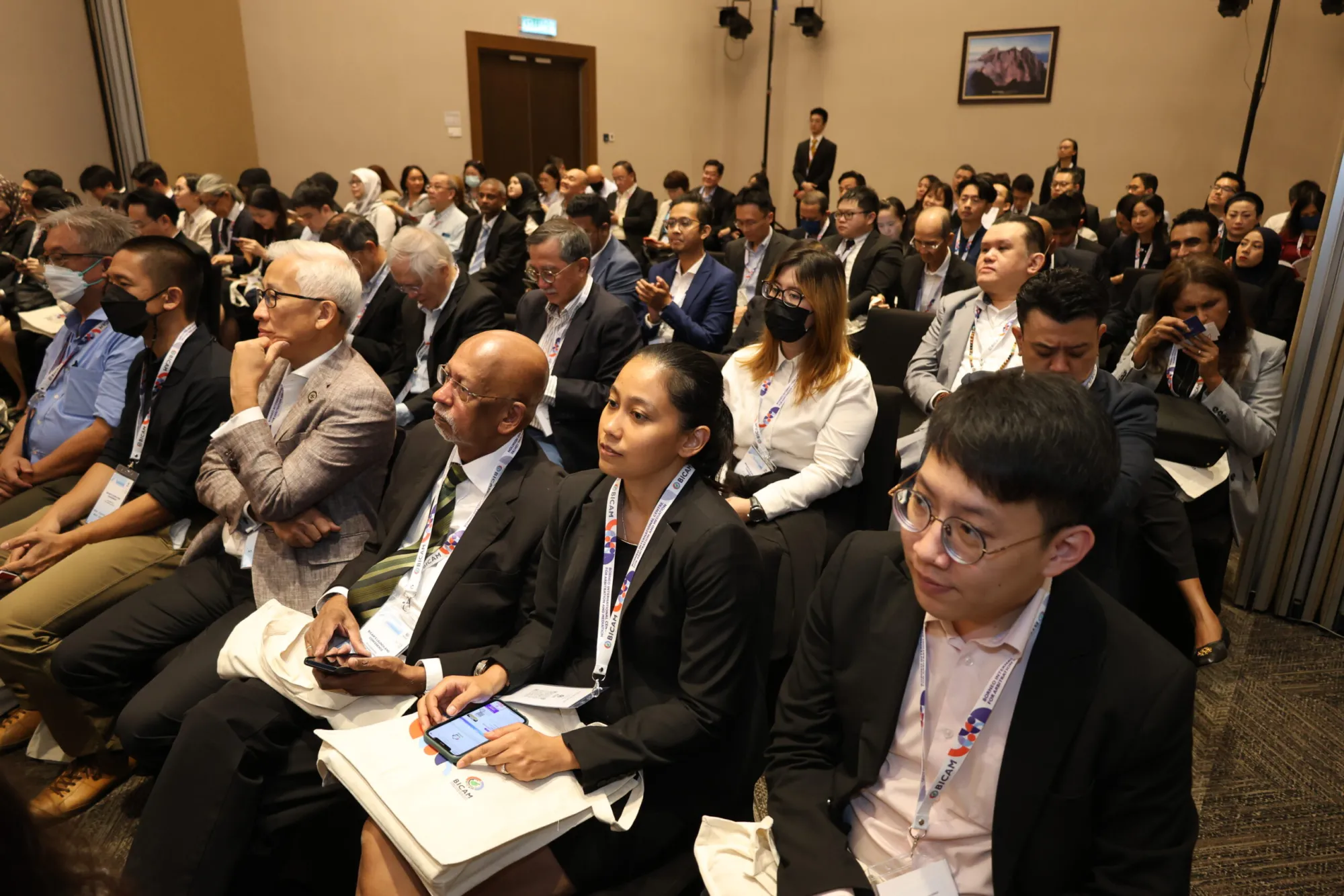 Photograph from BICAM's Launch and Conference, 53 of 107