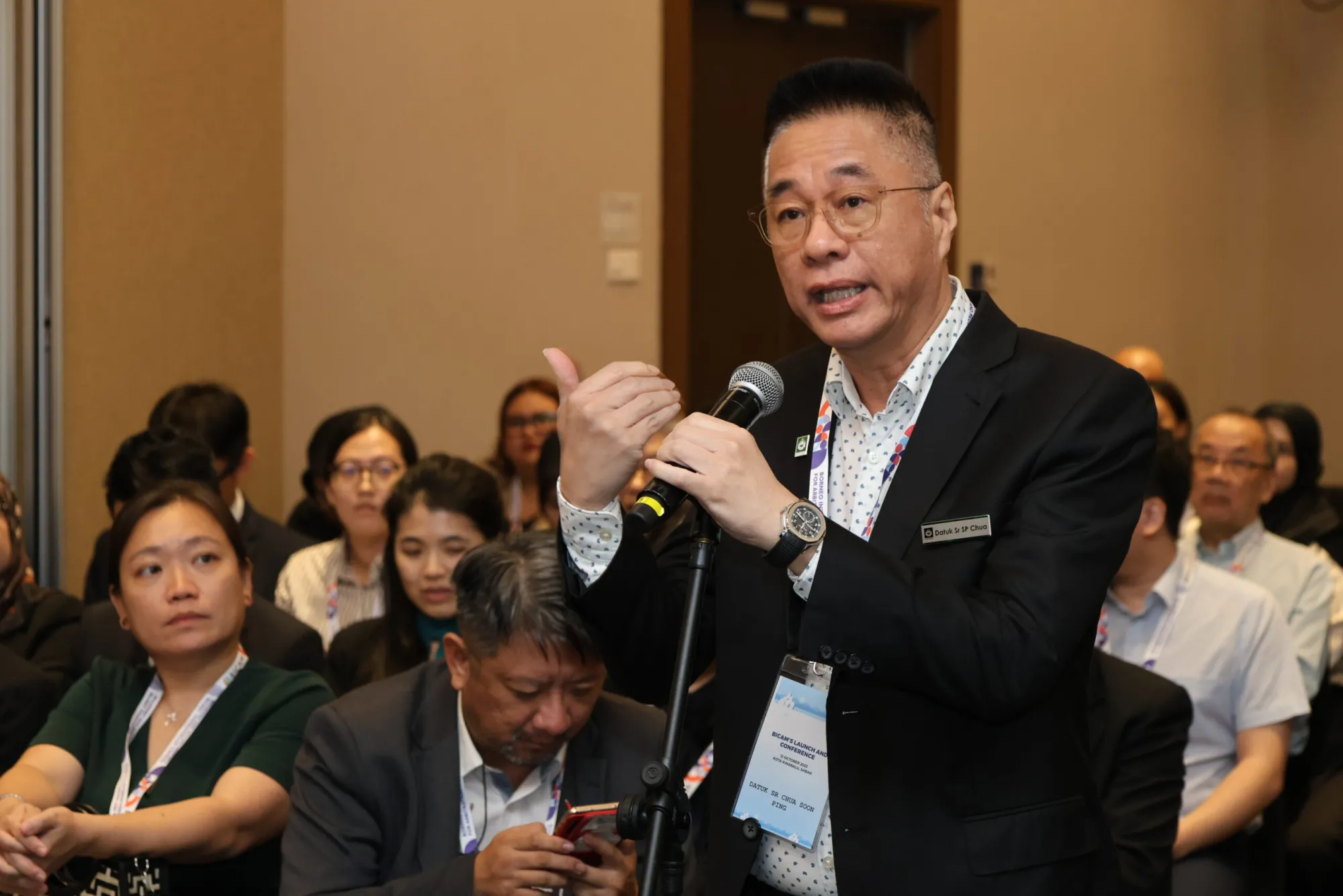 Photograph from BICAM's Launch and Conference, 51 of 107