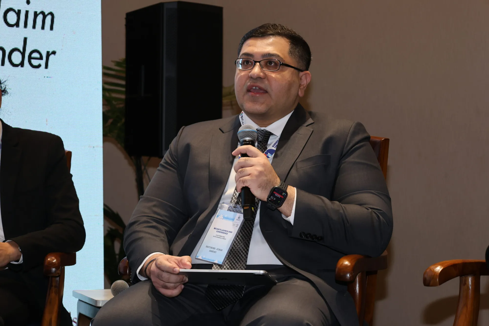 Photograph from BICAM's Launch and Conference, 81 of 107