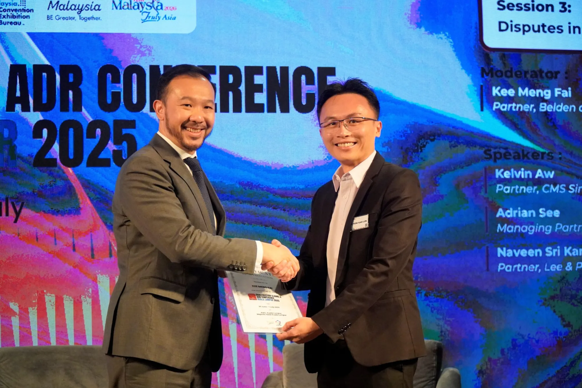 Photograph from Construction Claims and ADR Conference Kuala Lumpur 2025, 98 of 197