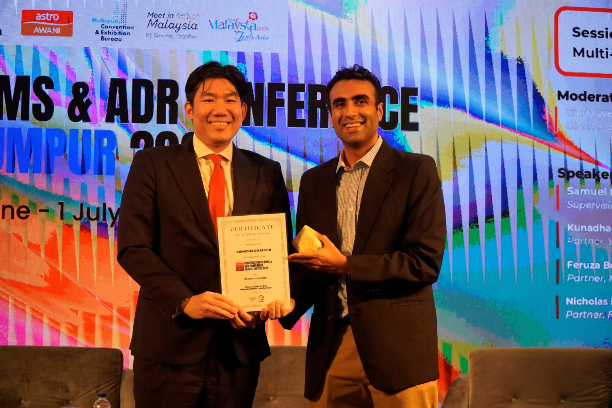 Photograph from Construction Claims and ADR Conference Kuala Lumpur 2025, 123 of 197