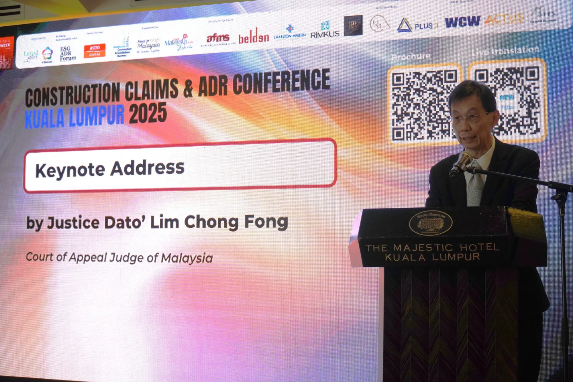 Photograph from Construction Claims and ADR Conference Kuala Lumpur 2025, 136 of 197