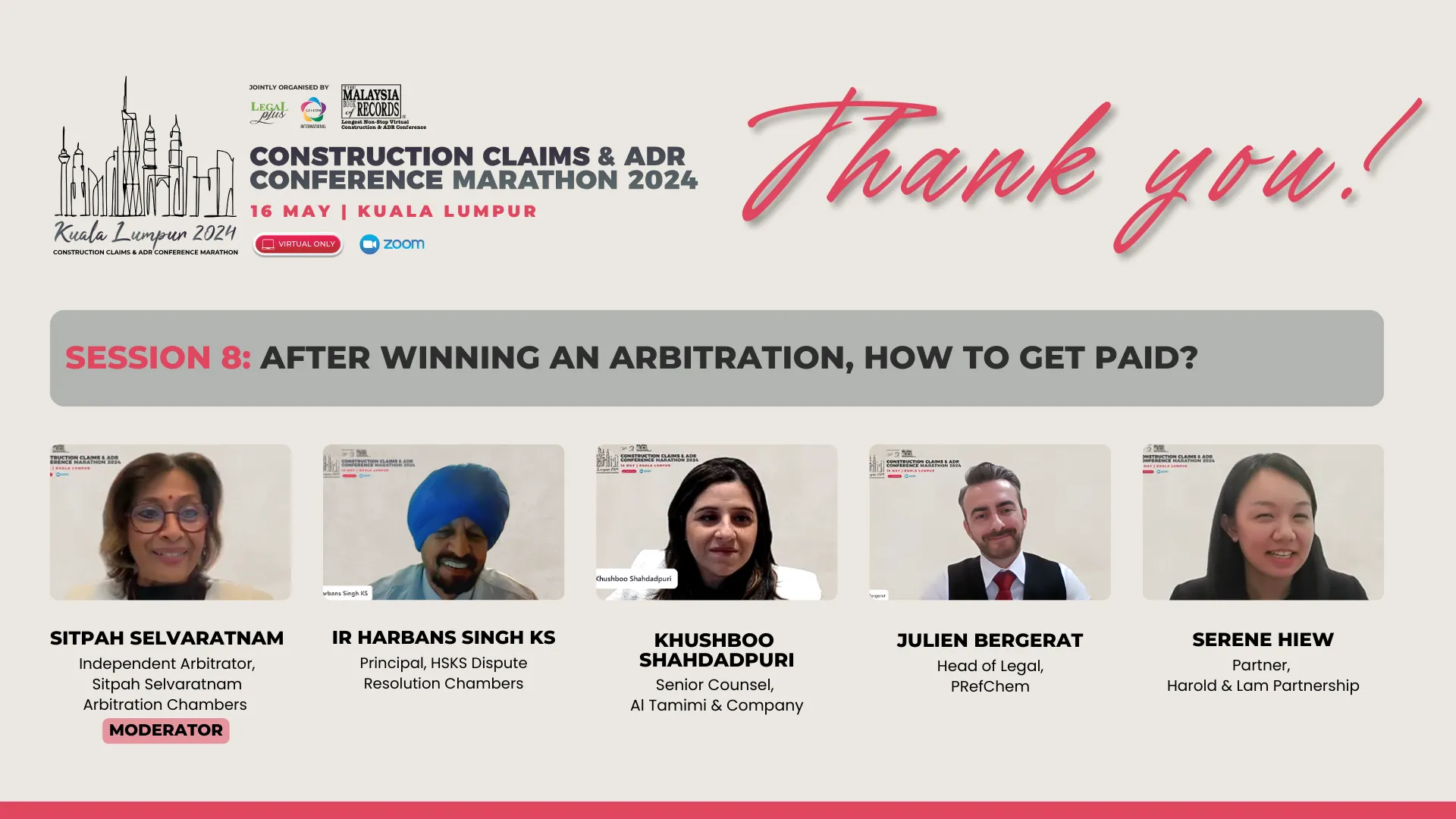 Photograph from Construction Claims and ADR Conference Marathon 2024, 10 of 11