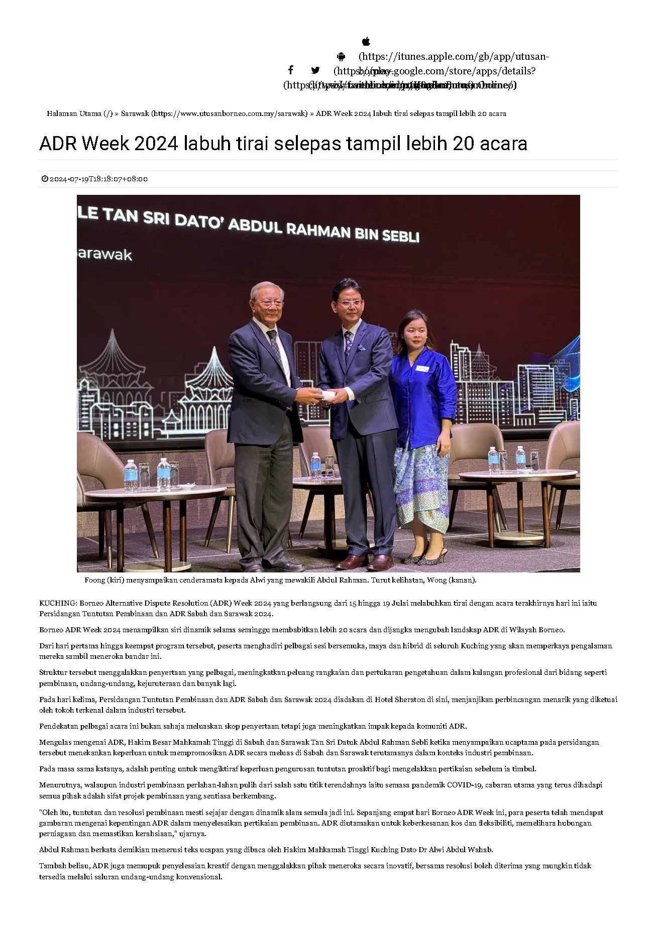 Photograph from Construction Claims and ADR Conference Sabah and Sarawak 2024, 7 of 186