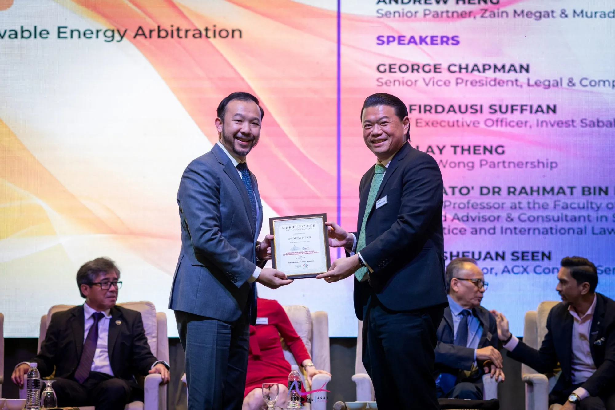 Photograph from Construction Claims and ADR Conference Sabah and Sarawak 2025, 107 of 124