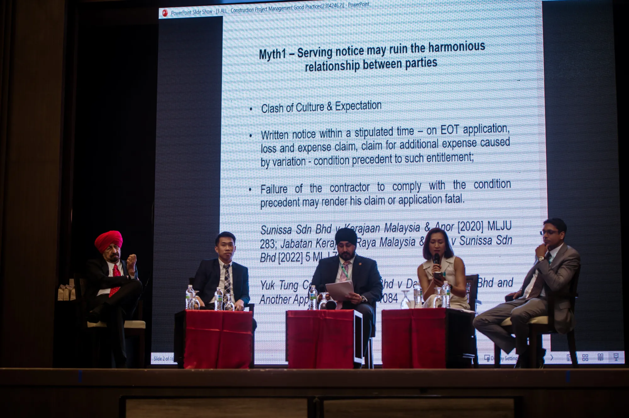 Photograph from Construction Claims and ADR Conference Sabah & Sarawak 2023, 69 of 169