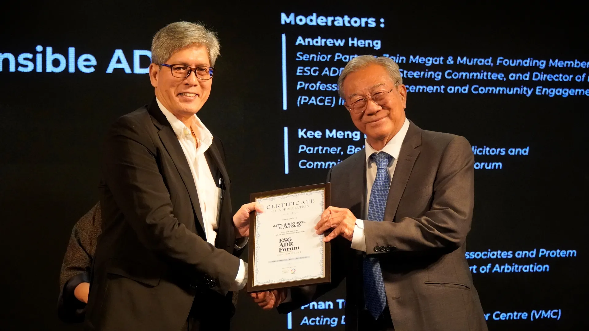 Photograph from ESG ADR Forum Launch Event, 103 of 108