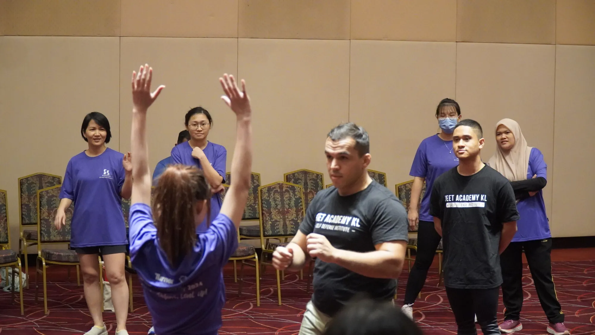 Photograph from IWD2024 Self-Defense Workshop: Include, Defend and Level-Up!, 14 of 23